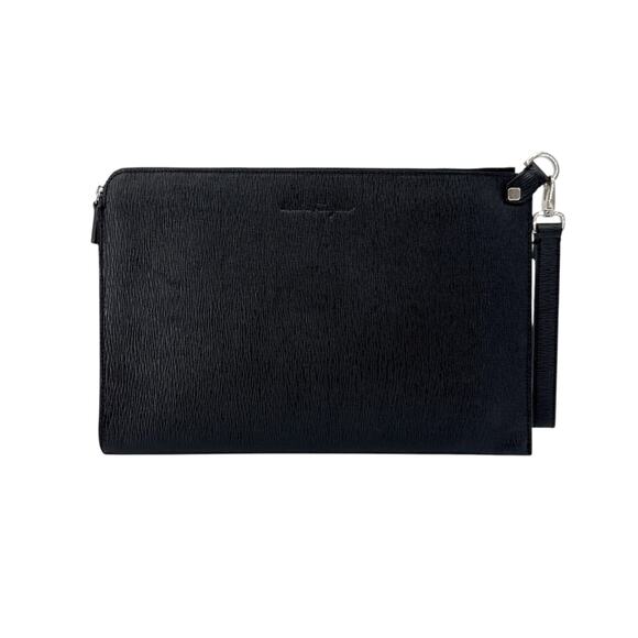 SALVATORE FERRAGAMO Revival Portfolio Clutch - Picture 1 of 16